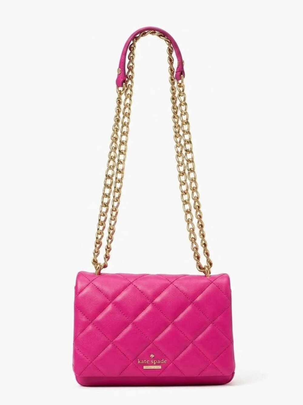 Kate Spade Emerson Place Mini Vivenna Quilted Mini Crossbody Bag, Berry Tartlet